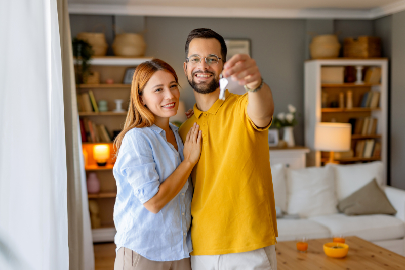 couple renting property